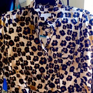 Charter club Animal print jacket